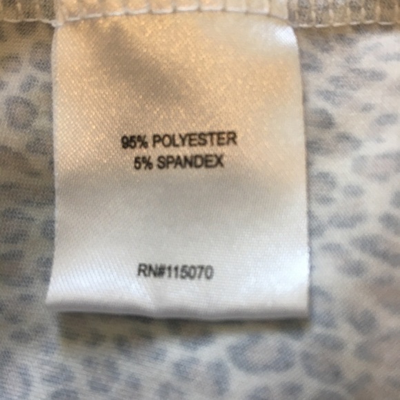 Nina Leonard Animal Print V-Neck Maxi Dress M-L - Picture 8 of 10